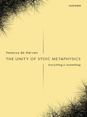 cover image of The Unity of Stoic Metaphysics